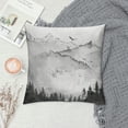 thumbnail image 2 of Orinice Birds Tapestry Mountain Graphic Decorative Cotton Linen Throw Pillow Cover for Home Couch Living Room Bed Sofa 22x22in, 2 of 5