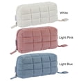 thumbnail image 4 of Estuche para Lápices Con Forma Almohada Almacenamiento Maquillaje Acolchada Multifunción (claro) Rosa, 4 of 8