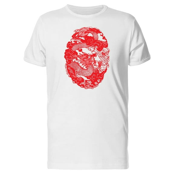 Oval Dragon Paper-Cut Tee Men's -Image by Shutterstock