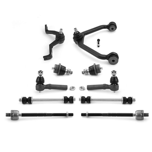 Metrix Premium Chassis Parts - 10 PC Front End Suspension Kit Fits 05-07 Mazda B3000, 05-10 B4000 4WD, 01-03 Ford Explorer Sport, Ball Joints, Tie Rod Ends Sway Bar Links, Control Arms