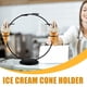 thumbnail image 4 of Soporte para conos de helado Soporte metálico para helados Exhibidor de helados Exhibidor de rollos de sushi de hierro, 4 of 8