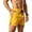(Fashion 92)Yellow, variant on Aimik Men's Gym Athletic Shorts Side Zipper Pocket Contrast Drawstring Quick-Dry Summer Shorts for Workout Running Sports