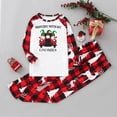 thumbnail image 2 of Penkiiy Family Christmas Pajamas Matching Sets Lounge Home Pjs Long Sleeve Shirts and Plaid Pants Xmas Holiday Pajama Outfits 6 Years Red, 2 of 10