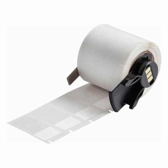 Brady Wraparound Label, White, Vinyl, 3/4 in W M6-30-427