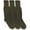 Foliage Green, variant on Jefferies Men's Women's Ribbed Cushion Outdoor Crew Boot Socks 3 Pair Pack