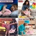 thumbnail image 5 of DolliBu Baby Soft Plush Pink Shark Toy - Stuffed Animal Shark Plush for Boys and Girls, Sea Animal Toys and Shark Gifts for Kids, Teens and Adults, Ocean Stuffed Animal Plush Toy Shark - 12 Inches, 5 of 8