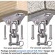 thumbnail image 5 of - Paquete de 16 ganchos autoadhesivos, colgador de pared adhesivo de acero inoxidable, resistente al agua y al óxido, 5 of 5