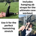thumbnail image 6 of Suspension Trainer, Bodyweight  Straps for Full  Workouts at , Includes Door Anchor, Extension Arms and  Foot Straps. Green, 6 of 6