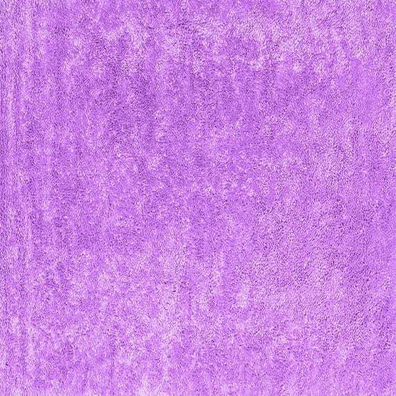 Ahgly Company Indoor Square Abstract Purple Contemporary Area Rugs, 6' Square