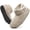 Beige, variant on Bootie Slippers for Women Furry Warm Slippers Sock Shoes Cozy Hook-Loop House Slippers