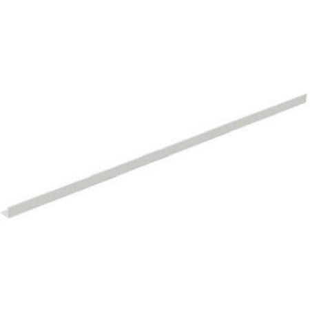 Lozier Store Fixtures Lozier Store Fixtures HS1251 WHT 3 ft. Wide x 1 in. High, Snap In Shelf Retainer - Pack Of 10 ()