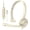 Apricot, variant on HW02 USB Headset with Microphone Noise Cancelling &in-line Control, Ultra Comfort Headset for Laptop pc, -Ear Wired Office Call Center Headset for Boom Skype Webinars (USB-A)