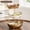 Golden color-3, variant on Two-Tier and Three-Tier Detachable Luxury Fruit Display Stand in Gold and Silver Finishes for Modern Kitchen and Dining Table Organization