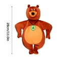 thumbnail image 3 of Cartoon Plush Toy 11-inch Soft Stuffed Animal - Cuddly Stuffed Doll Plushie Toy Collectible Gift for Adults, 3 of 6