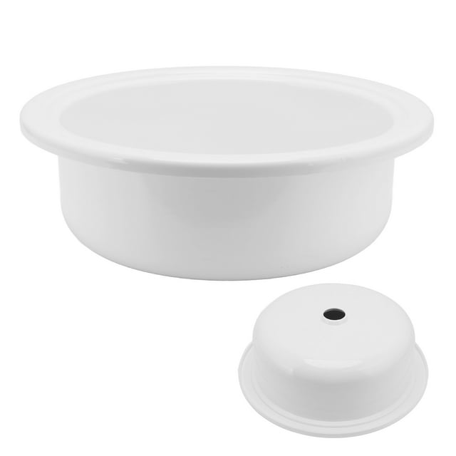 Lavabo redondo para RV, 375 x 130 mm, lavabo redondo para tocador de barco RV, lavabo para lavarse las manos, tecnología avanzada