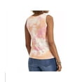 thumbnail image 2 of Style & Co Women's Sunrise Tie Dye Henley Tie Front Tank Top Size Small, 2 of 2