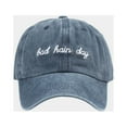 thumbnail image 4 of BAD HAIN DAY Vintage Washed Corduroy Baseball Cap, Adjustable Soft Top Sun Hat for Women and Men, UPF Sun Protection Outdoor Casual Fashion Unisex Couple Travel Cap, 4 of 5