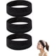 thumbnail image 1 of Diadema para mujer, hombre o niño, diademas de maquillaje, accesorios para el cabello. Goma De Pelo Deportiva Resistente Y Transpirable. 3 diademas negras., 1 of 5
