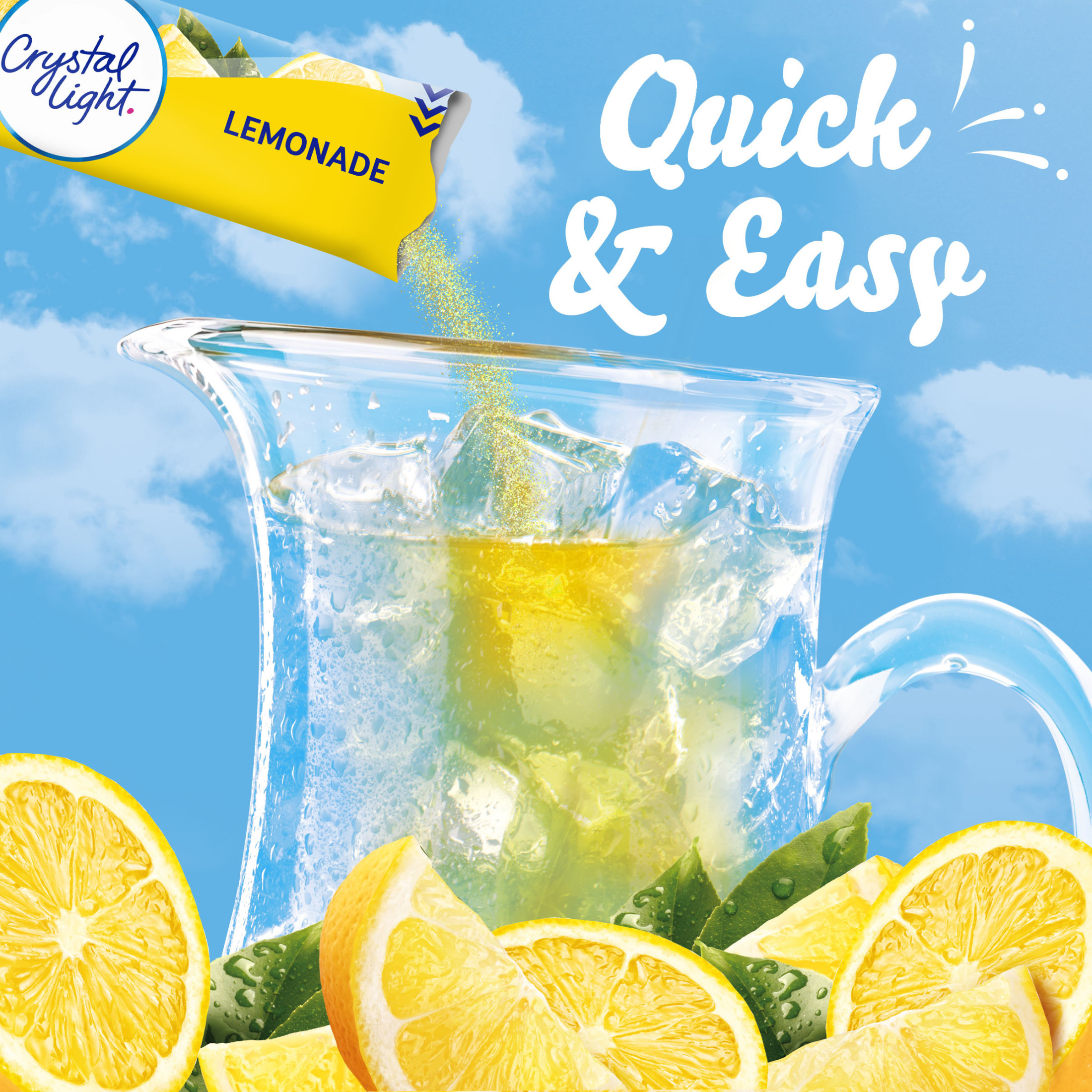 Crystal Light Lemonade Sugar Free Drink Mix Caffeine Free, 6 ct Pitcher Packets - image 5 of 15