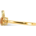 thumbnail image 3 of 14K Yellow Gold Citrine And Peridot Orange Ringsize 7 (Width 2.25) - Jbsp, 3 of 5