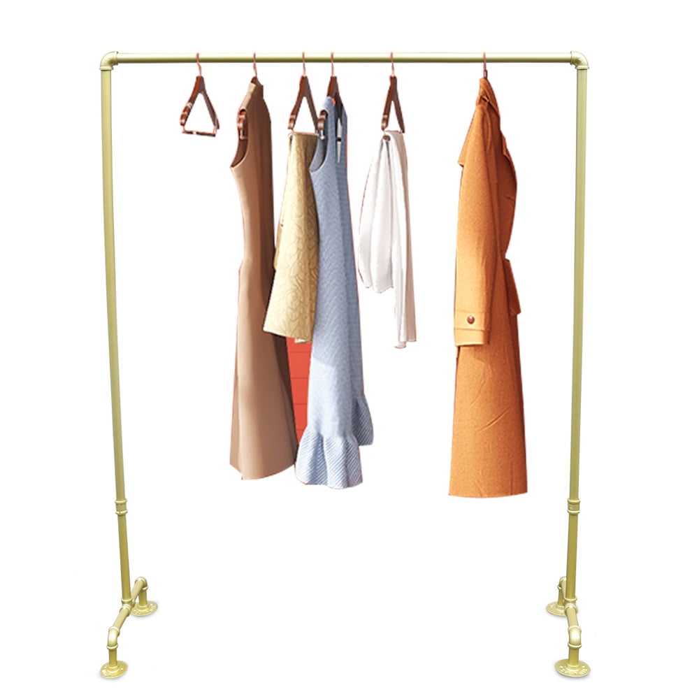 110CM Wall-Mounted Clothes Rack,Clothes Rail Industrial Pipe Hanging Rack,Vintag 