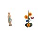 thumbnail image 1 of Estatua,Estatua de la Virgen María Figura Colección Religiosa,Resina y figura de dama,Soporte de papel higiénico,Soporte de papel de cocina con forma de girasol para encimera, 1 of 8