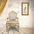 thumbnail image 3 of Atelier B Art Studio 13x32 Gold Ornate Wood Framed with Double Matting Museum Art Print Titled - Gallant White Horse, 3 of 4