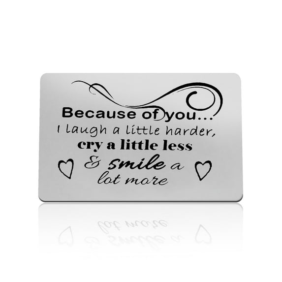 Friends Gift Friendship Engraved Wallet Insert Card Gifts for Women Men Sister Gifts from Sister Brother Graduation Gift for Boys Girls Birthday Wedding Gift for Teen Christmas Gift Metal Wallet Card