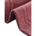 thumbnail image 5 of Women's Plus Top Long Sleeve Crew Neck Pleated Shirts Loose Fit Tunic Tops 1X Red, 5 of 6