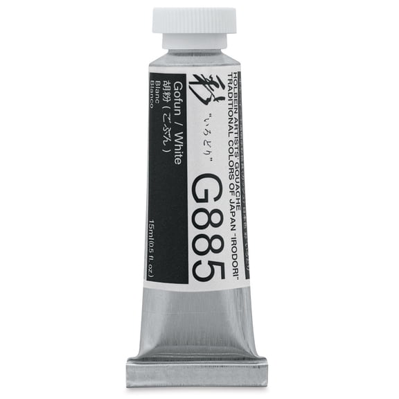 Holbein Irodori Artist Gouache - White, 15 ml, Tube