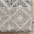 thumbnail image 5 of Well Woven Custom Size Runner - Choose Your Length - Ainsley Grey Diamond Trellis Geometric Tribal - 31 Inches Wide x 99 Feet Long Runner (31" x 99' Runner) Rug, 5 of 5