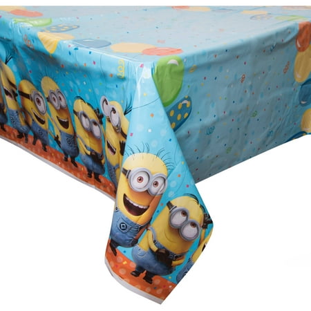 Despicable Me Minions Plastic Party Tablecloth, 84 x 54in
