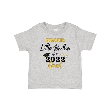 

Inktastic Proud Little Brother of a 2022 Grad Gift Baby Boy T-Shirt
