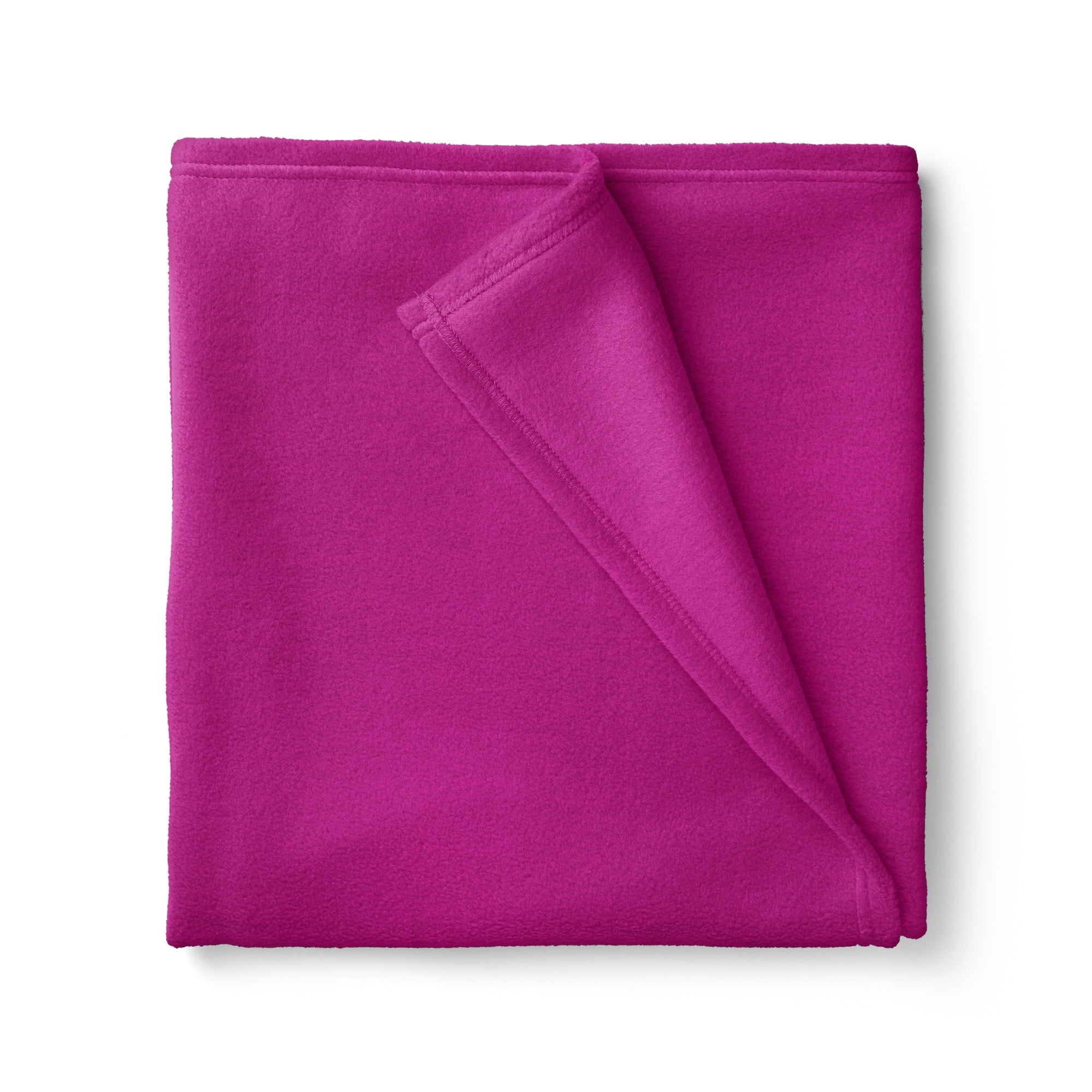 (2 pack) (2 pack) Mainstays 1.5 Yards 100% Polyester Lux Anti-pill Fleece Solids, Hot Pink, 60" Wide for Crafts