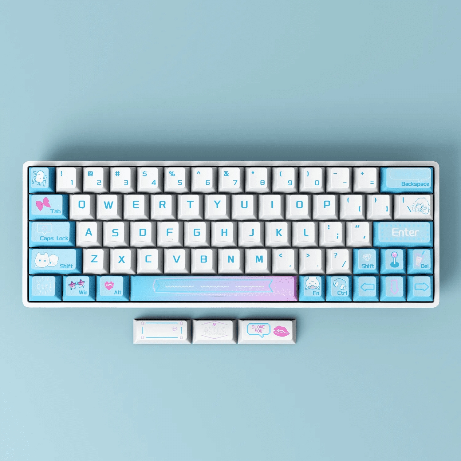 Sikakeyb Castle HM66 HE Custom Gaming Keyboard | GATERON Magnetic Jade Switches | 66 Key | Wired Type-C | RGB Backlight | 8K Polling Rate
