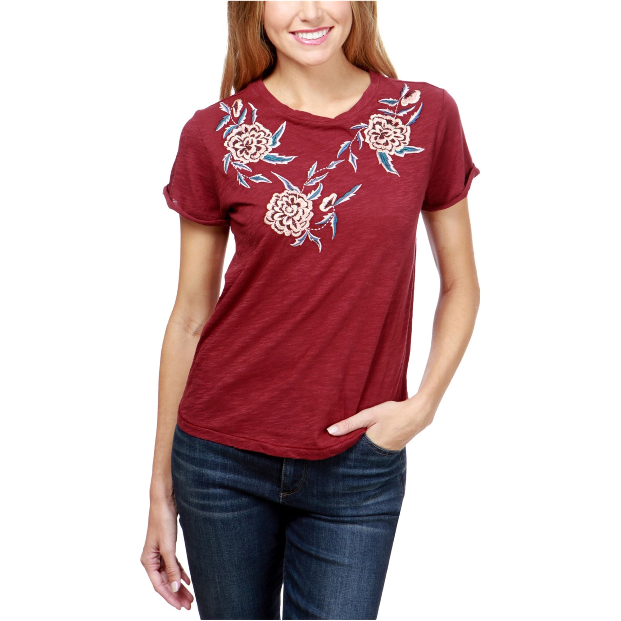 lucky brand red shirt