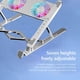 thumbnail image 4 of PC Laptop Cooler 2 Silent Fan PLEGABLE Notebook Cooling Pad Support (Plata), 4 of 5