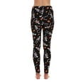 thumbnail image 3 of Just Love Ugly Christmas Holiday Leggings (Black - Halloween, 2X), 3 of 3