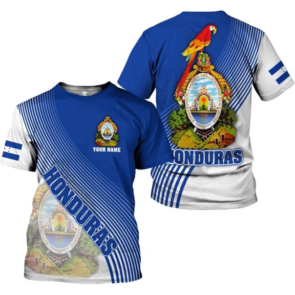 Personalized Honduras Shirt Camisa Honduras Hombres Honduras Shirts for Men Women Honduras Flag Honduran Pride Tshirt (T-shirt, S)