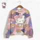 thumbnail image 3 of Sudadera de HELLO KITTY para mujer, ropa de calle de primavera, jerseys de cuello redondo de poliéster con dibujos animados, camisetas informales de manga larga con estampado de Groot, 3 of 5