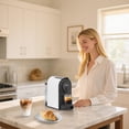 thumbnail image 2 of Mini Espresso Machine for Nespresso Pod, 20 Bar Single Serve Coffee Maker, 1400W, White, 2 of 4