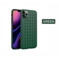 thumbnail image 1 of Funda de malla transpirable para iPhone 14 13 11 Pro Max 12 Mini XS 6S 7 8 Plus X XR Funda de cuero con rejilla tejida iPhone14 Funda de silicona Tan Jianjun unisex, 1 of 2