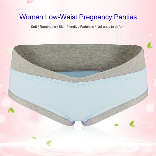 Bragas de embarazo, algodón suave y transpirable, ropa interior para embarazo, bragas de maternidad para mujer, diseño aerodinámico