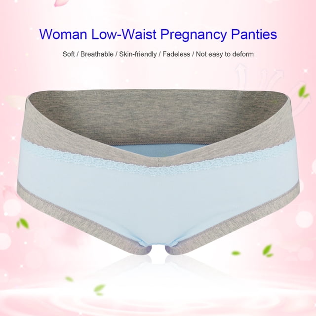Bragas de maternidad, algodón suave y transpirable, bragas de embarazo, ropa interior de embarazo de cintura baja, calidad superior
