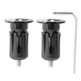 thumbnail image 5 of ROSENICE Handlebar Ends 1 Pair Silver Aluminum Alloy For Mountain Bike Handlebar, 5 of 8
