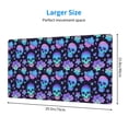 thumbnail image 2 of JUNZAN Skull flower funny Extra Large Mouse Pad for Boys Girl Men Women Desktop Gaming,29.5" x 15.8" Extended Desk Mat, 2 of 6