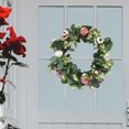 thumbnail image 4 of Floral de 42cm para Puerta de , Decoración de para Colgar en de Halloween , Peony Peonía BLESIY Corona para colgar en la puerta de entrada, 4 of 8