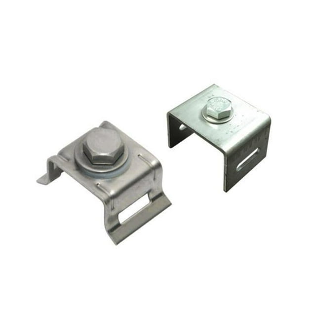 FECHOMETAL USA Galvanized Steel Single Bolt 3-4 inch Staight Leg Bracket