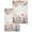 Dark Red, variant on Pink Spring Floral Kitchen Dish Towels for Drying Dishes Set of 4, Elegant Flowers Farmhouse Botanical Wooden Waffle Weave Microfiber Hand Tea Bathroom Towels Quick Dry & Absorbent Towel 15.7x23.6