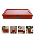 thumbnail image 4 of 1Pcs Display Case Wooden Box for Specimen Storage Collectors Vintage Design 37.8X22X5.5in, 4 of 8